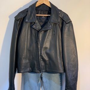 Heavyweight Leather moto jacket